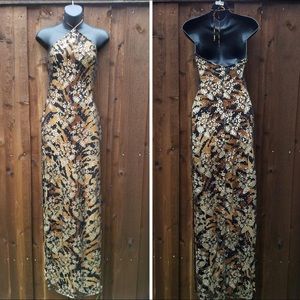 Brand New Cache Gown with 2 side slits size 4